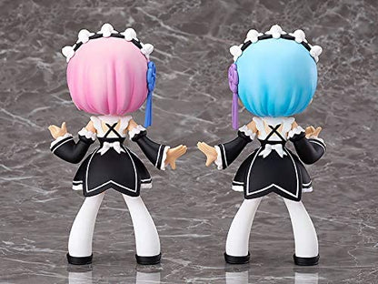 Fine Clover Re:Zero - Starting Life in Another World: Yurumari Rem & Ram Soft Vinyl Figures