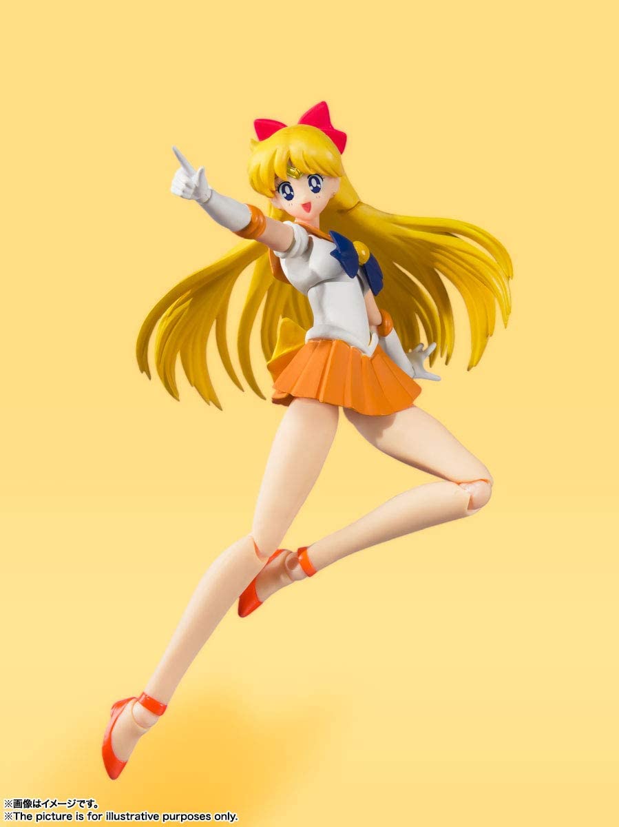 Sailor Venus -Animation Color Edition- "Pretty Guardian Sailor Moon", Bandai Tamashii Nations S.H. Figuarts Figure - Collectors World Toys