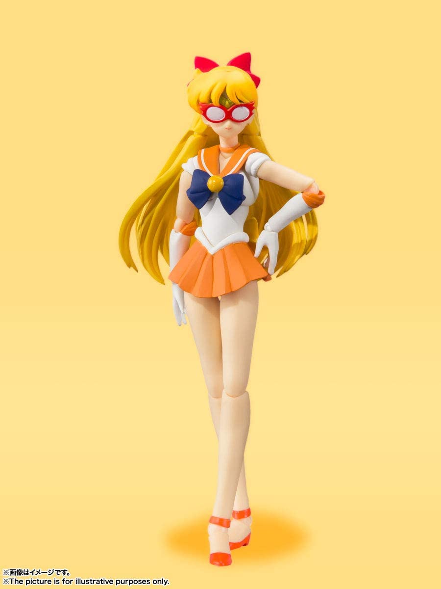 Sailor Venus -Animation Color Edition- "Pretty Guardian Sailor Moon", Bandai Tamashii Nations S.H. Figuarts Figure - Collectors World Toys