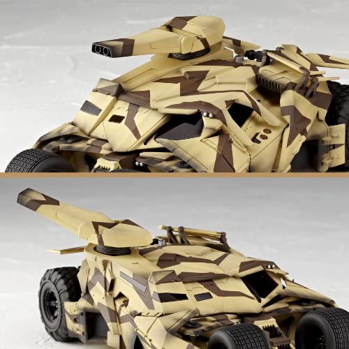 Kaiyodo Sci-Fi Revoltech #047: Batmobile Camouflage Tumbler Vehicle Figure - Collectors World Toys