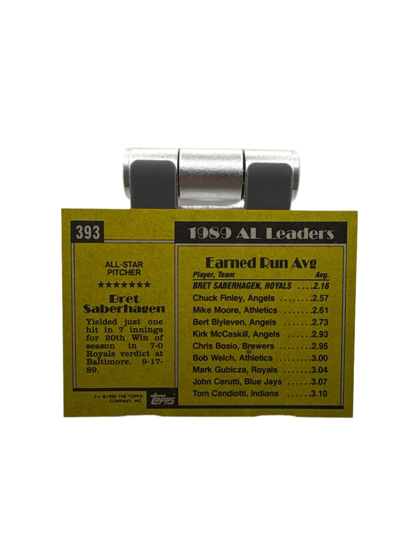 Topps Bret Saberhagen