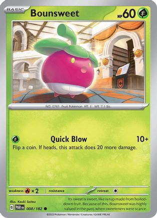 Bounsweet 008/182 - SV04 Paradox Rift Reverse Holofoil Main image