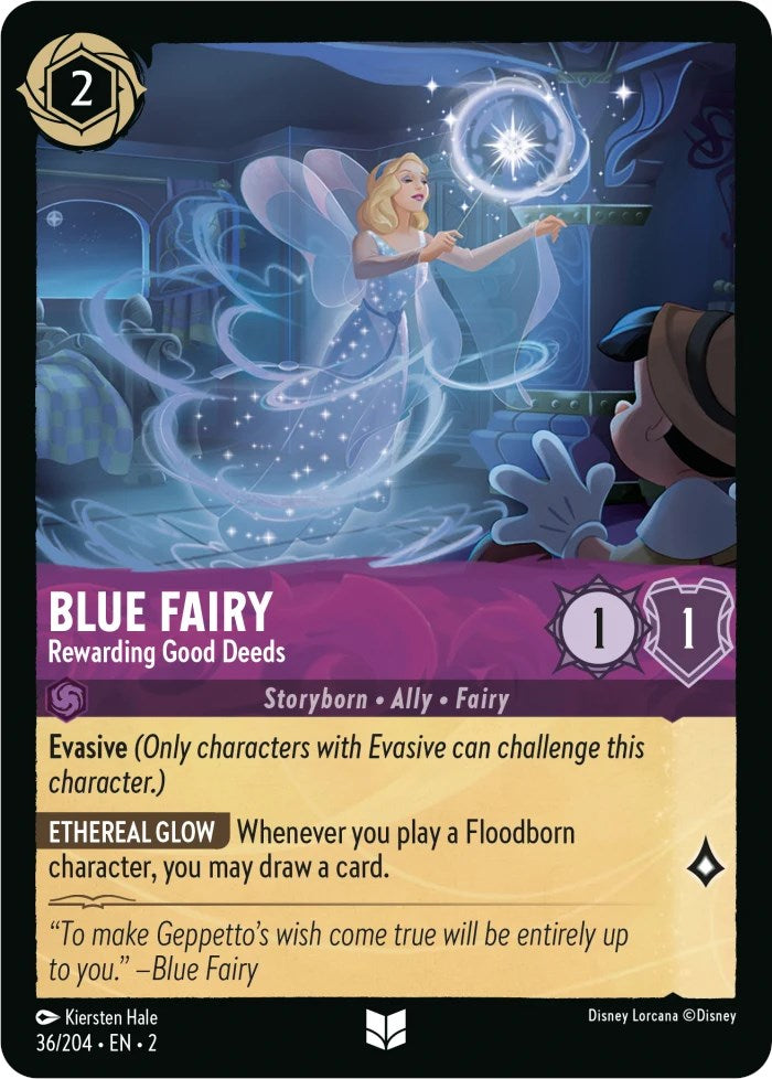 Blue Fairy - Rewarding Good Deeds (36/204) - Rise of the Floodborn Cold Foil Main image