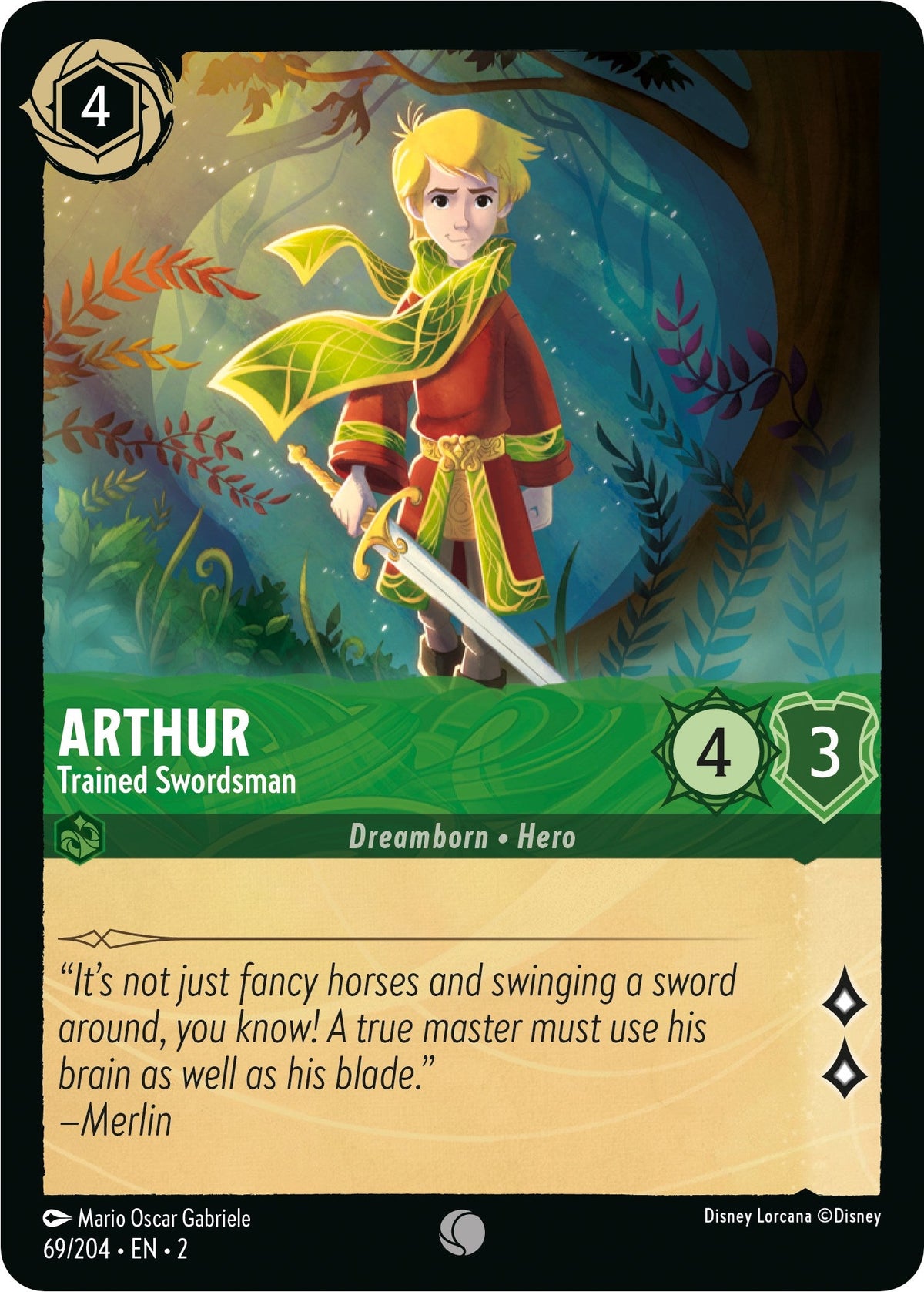 Arthur - Trained Swordsman (69/204) - Rise of the Floodborn Main image