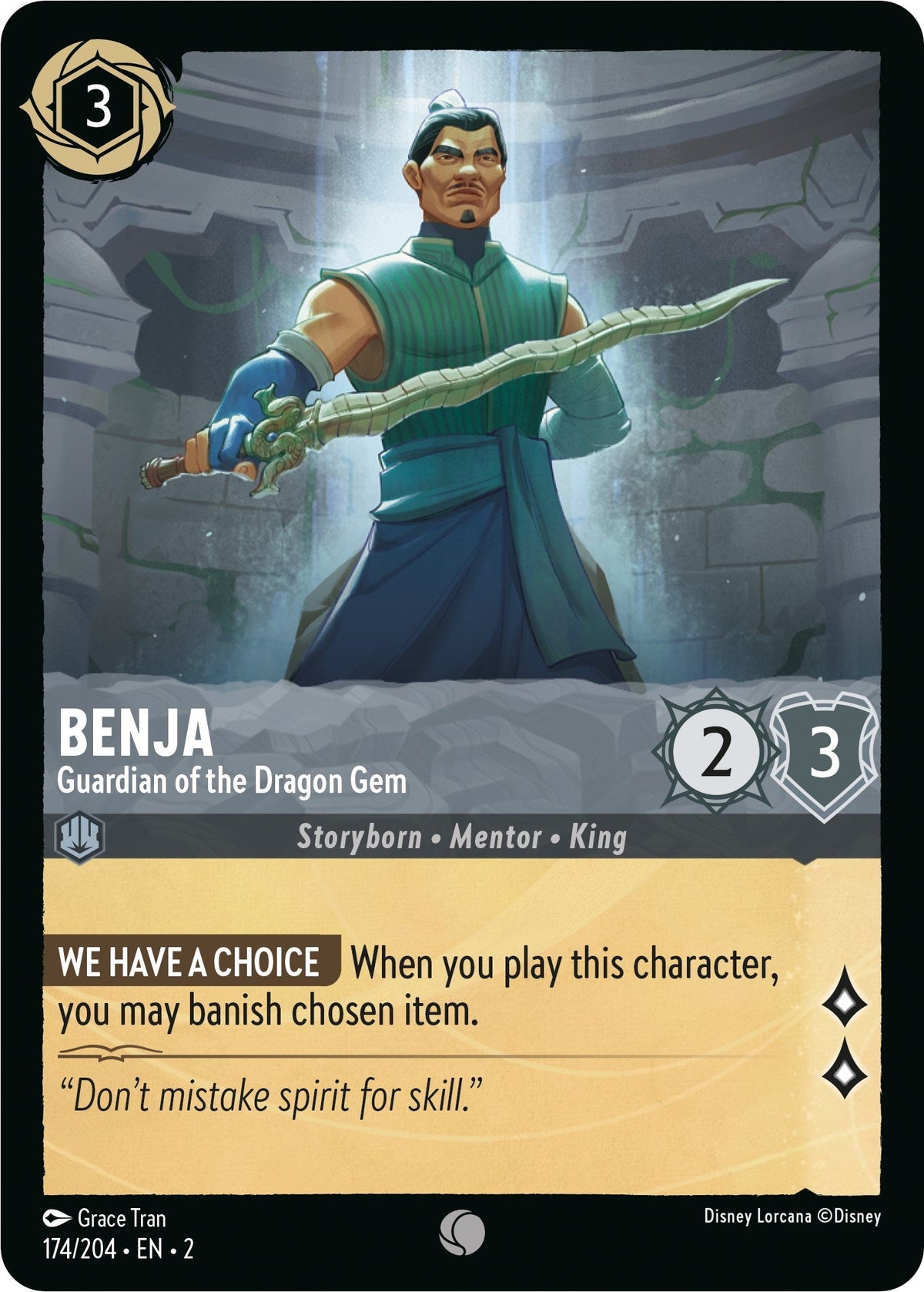 Benja - Guardian of the Dragon Gem (174/204) - Rise of the Floodborn Main image