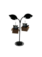 Cat in a box earrings