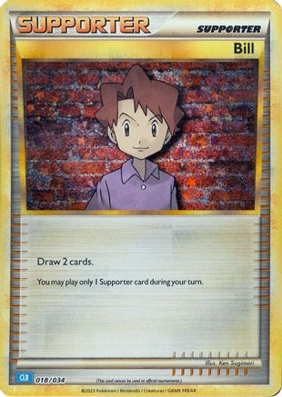 Bill (CLB) 018/034 - Trading Card Game Classic Holofoil Main image