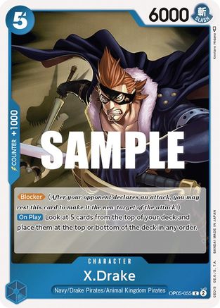 X.Drake (OP05-055) - Awakening of the New Era Foil Main image