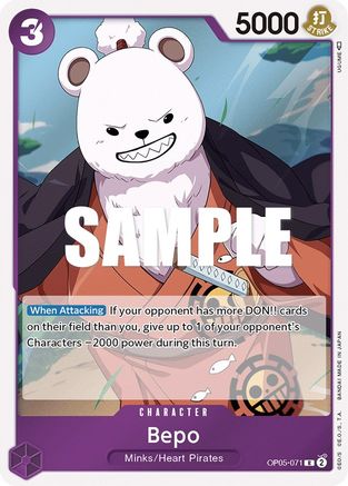 Bepo (OP05-071) - Awakening of the New Era Foil Main image