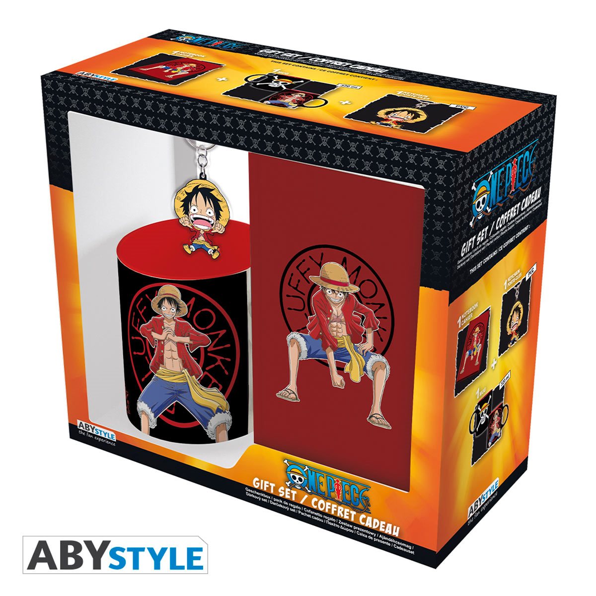 One Piece Monkey D. Luffy Journal 3-Pack Gift Set Main image