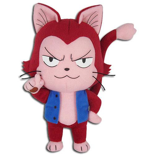 Great Eastern Fairy Tail: Lector Exceed Red Cat Plush Doll, 8" - Collectors World Toys