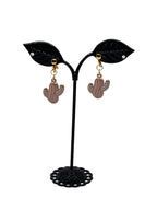 Pink Cactus earrings