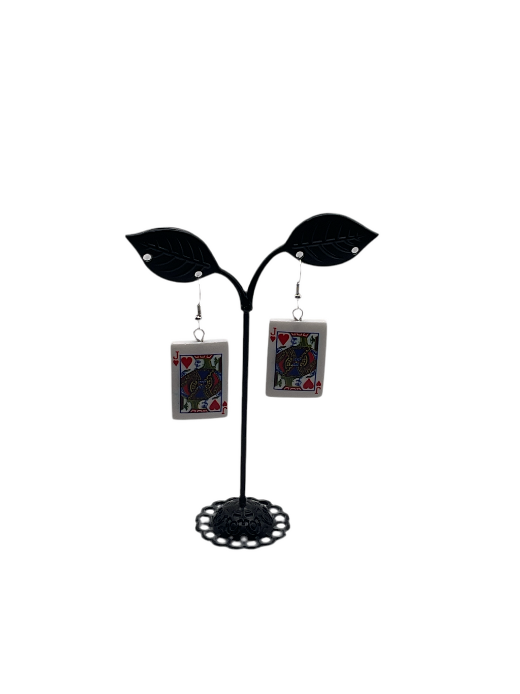 Jack of hearts earrings
