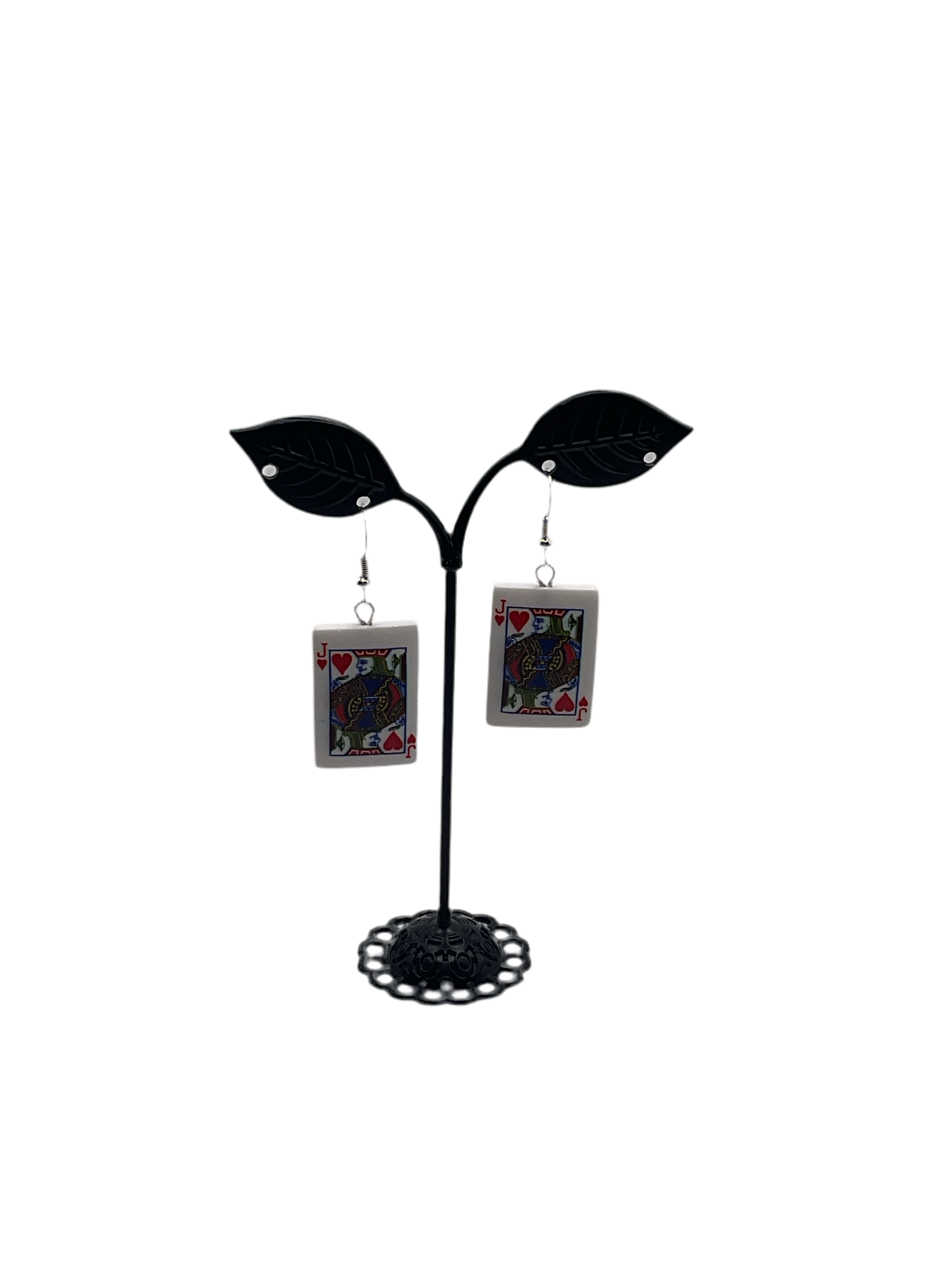 Jack of hearts earrings