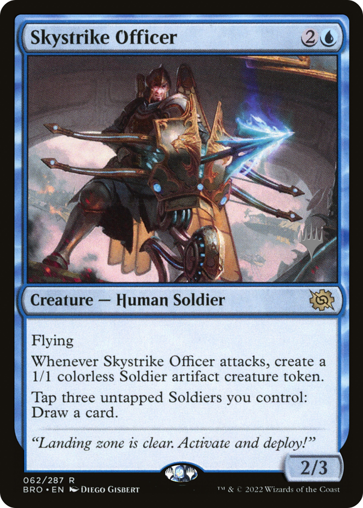 Skystrike Officer (PPBRO-62P) - The Brothers' War Promos