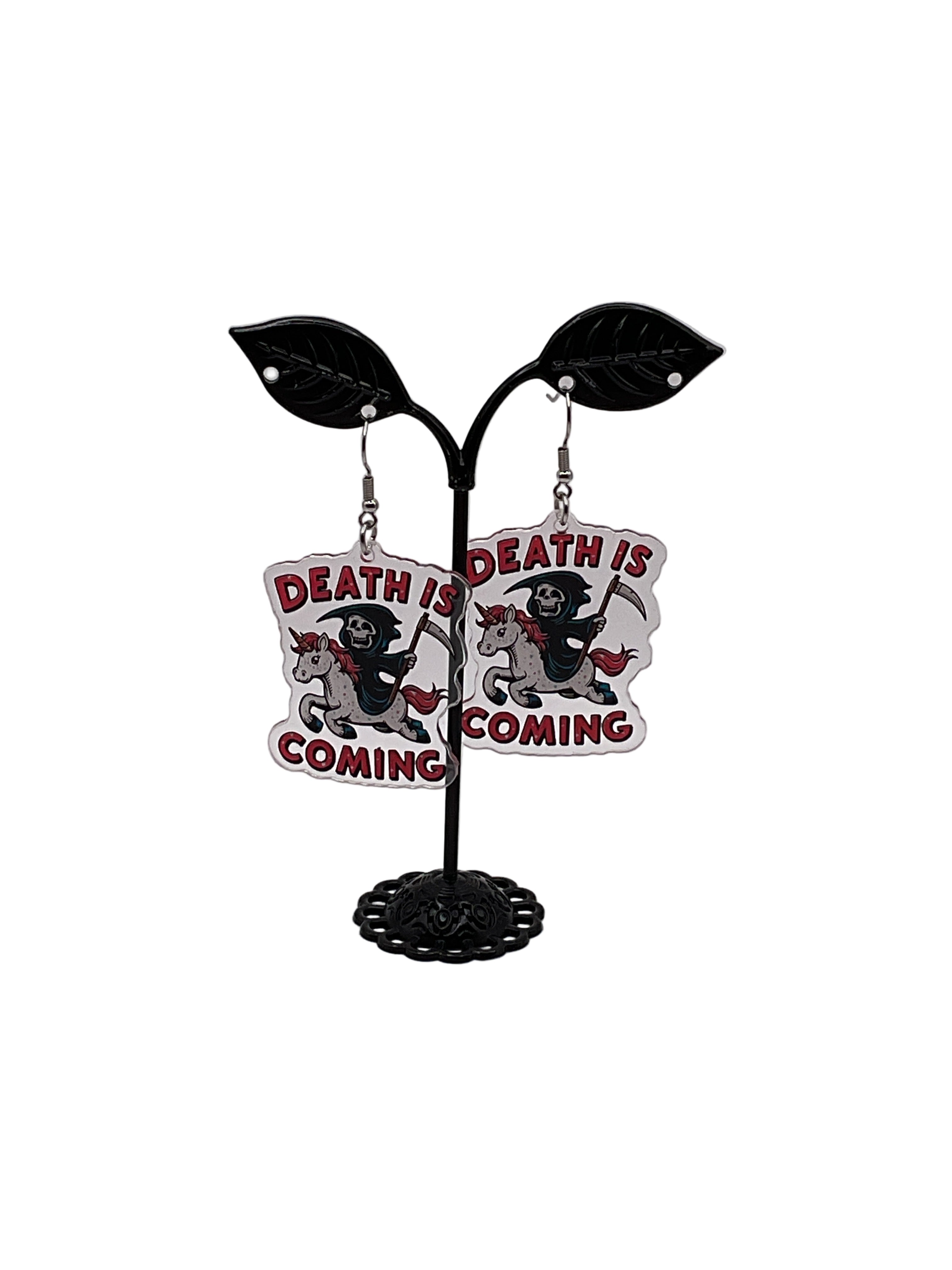 Death Is Coming Earrings
