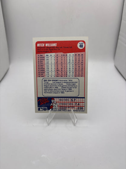Fleer Mitch Williams