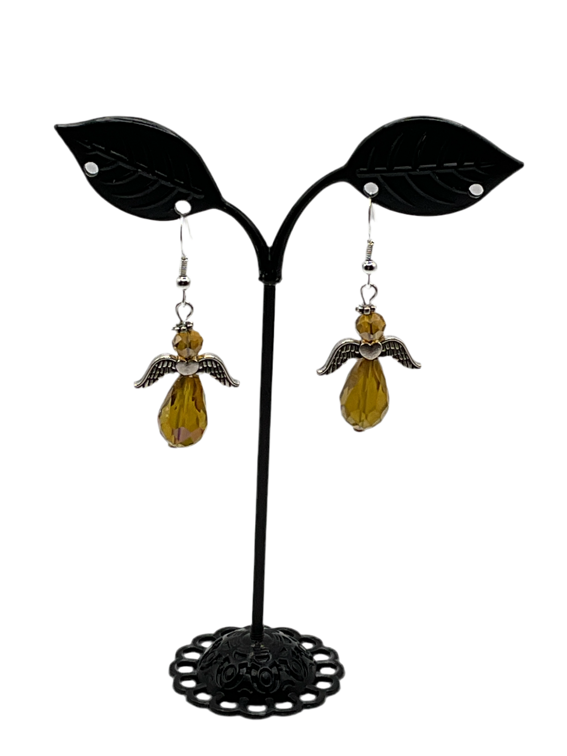 Angel Earrings Gold Angels