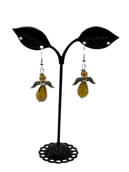 Angel Earrings Gold Angels