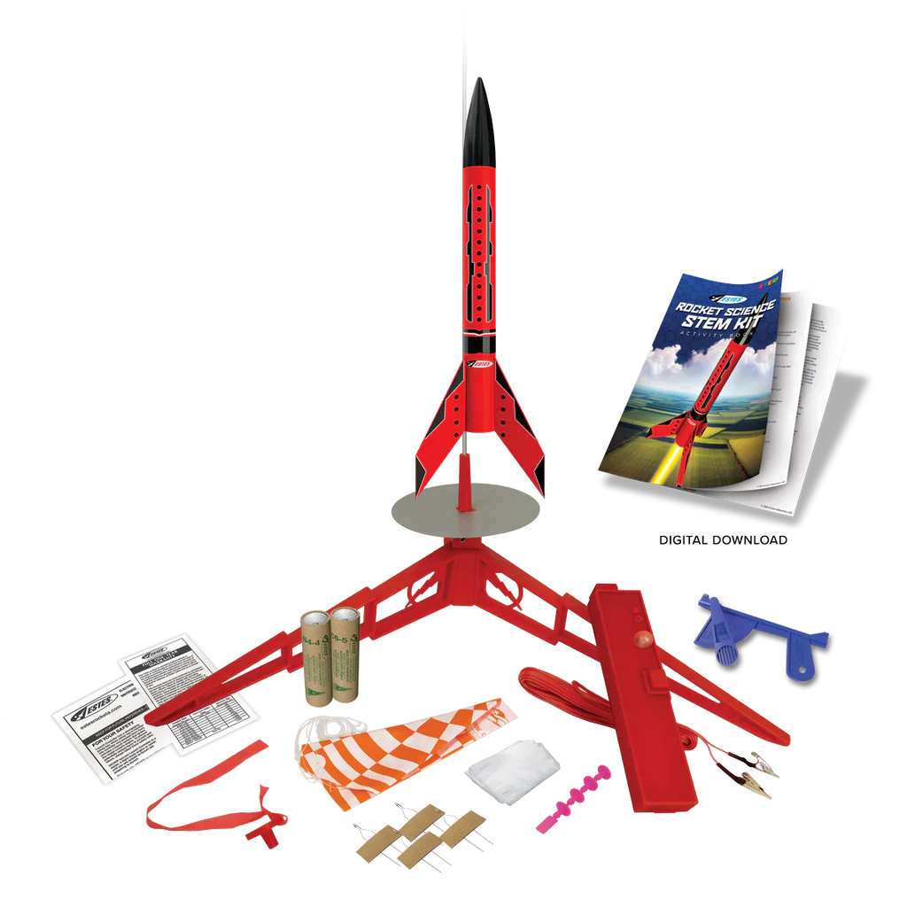 ESTES Rocket Science STEM Kit Rocket-Building Kit, Beginner Flying-Rocket-Model Kit for Ages 10+