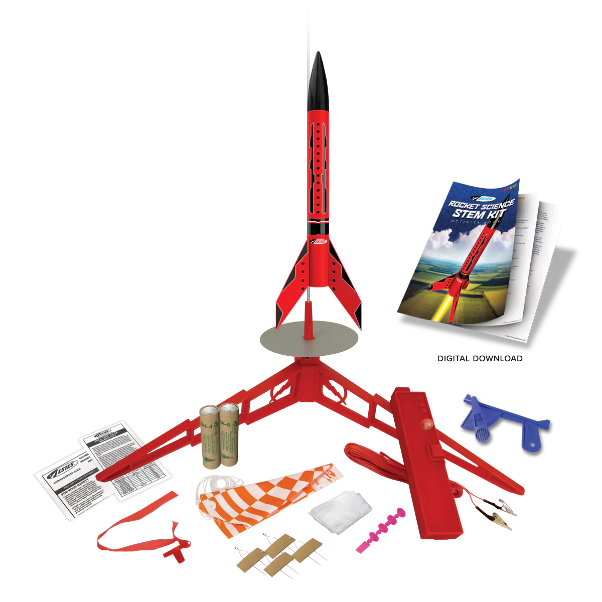 ESTES Rocket Science STEM Kit Rocket-Building Kit, Beginner Flying-Rocket-Model Kit for Ages 10+