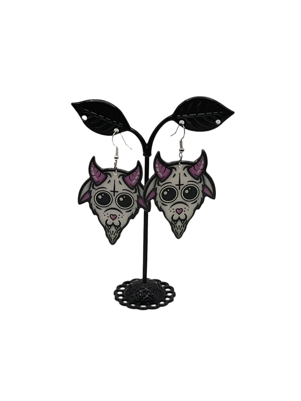 Pink Goat Earrings