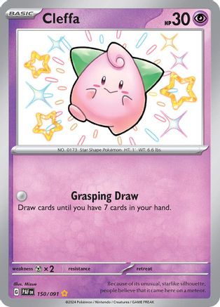 Cleffa 150/091 - SV Paldean Fates Holofoil