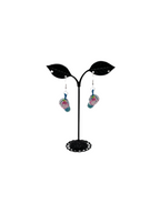 Blue and Pink Drink Earrings