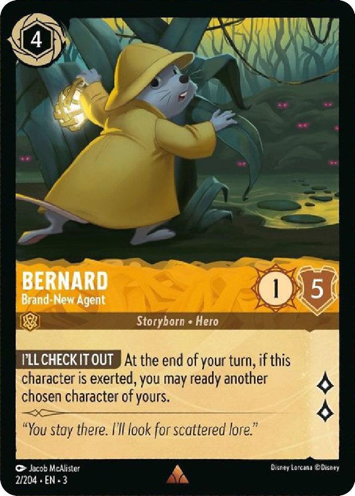 Bernard - Brand-New Agent (2/204) - Into the Inklands Cold Foil Main image