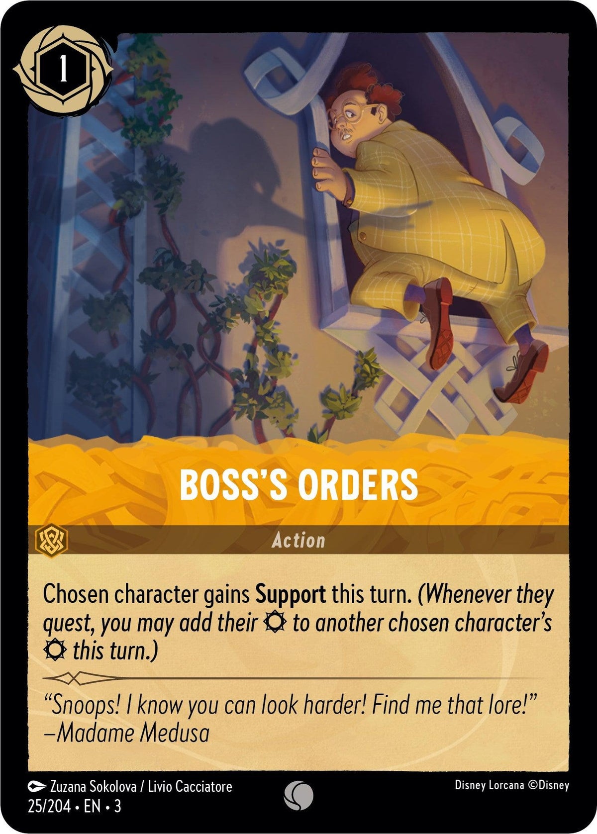 Boss's Orders (25/204) - Into the Inklands Cold Foil Main image