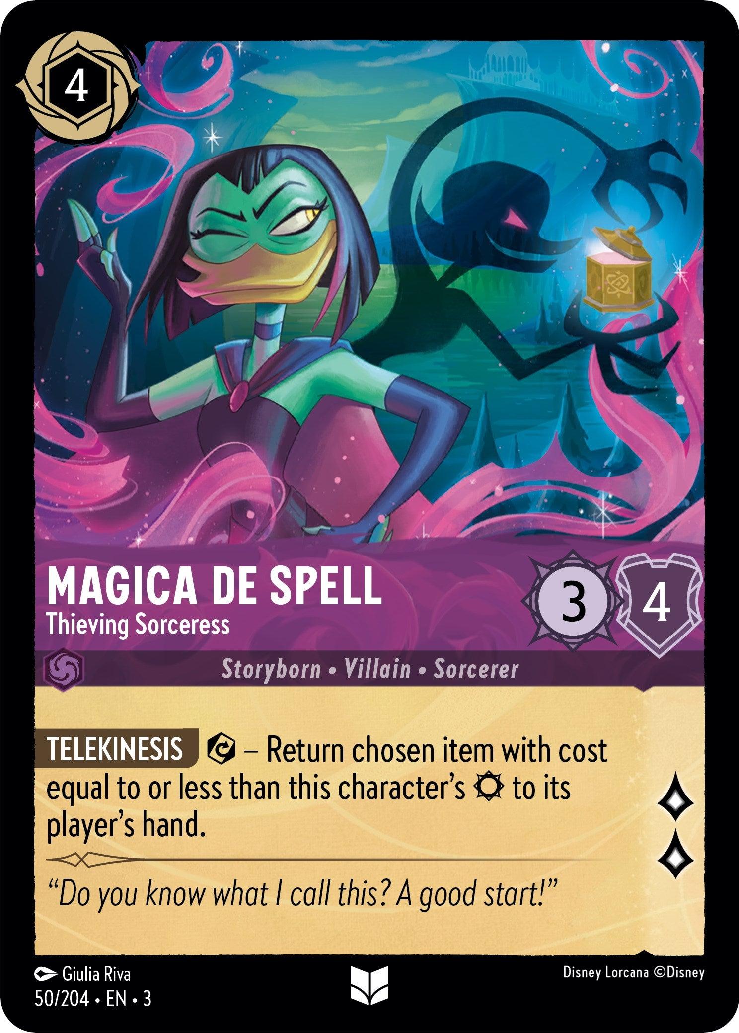 Magica De Spell - Thieving Sorceress (50/204) - Into the Inklands Cold Foil