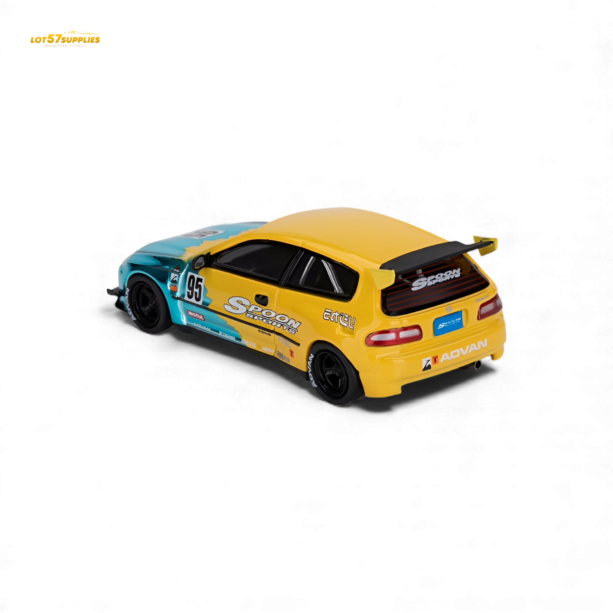 (Pre-Order) ET Model Pandem Civic EG6 Mk5 Rocket Bunny - Spoon Blue 1:64