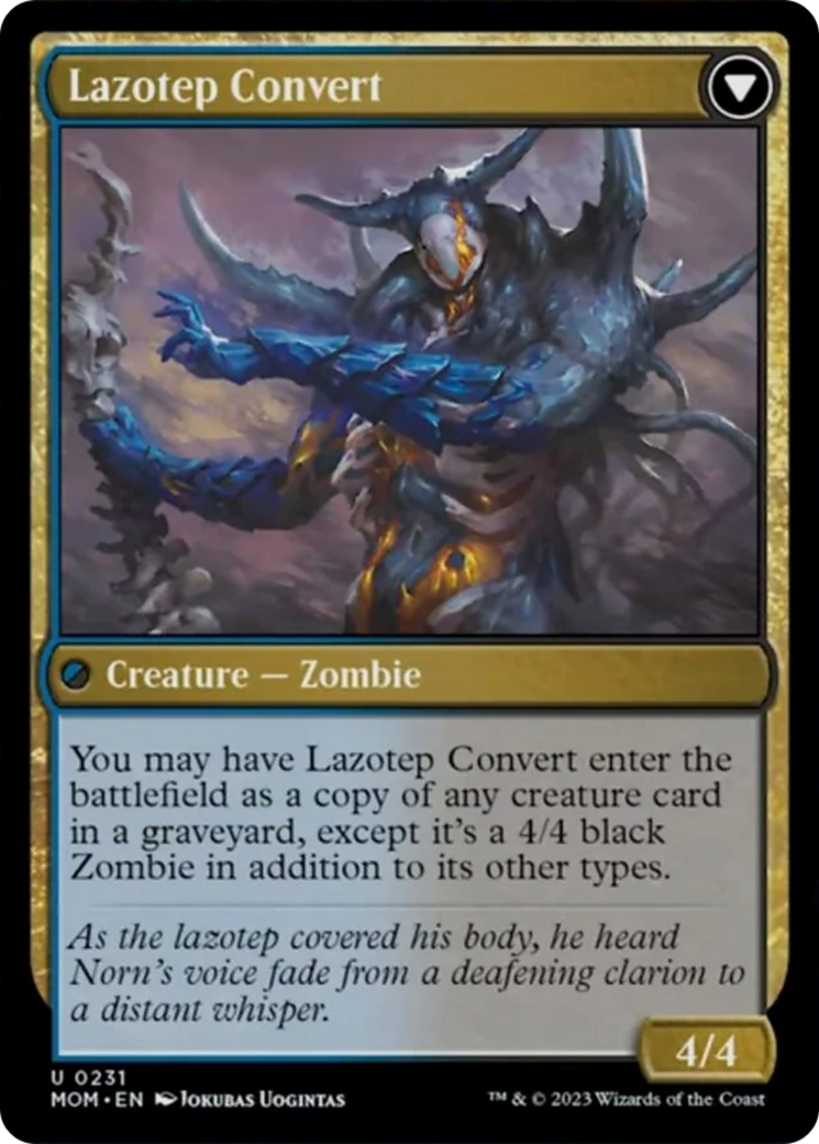 Invasion of Amonkhet // Lazotep Convert (MOM-231) - March of the Machine