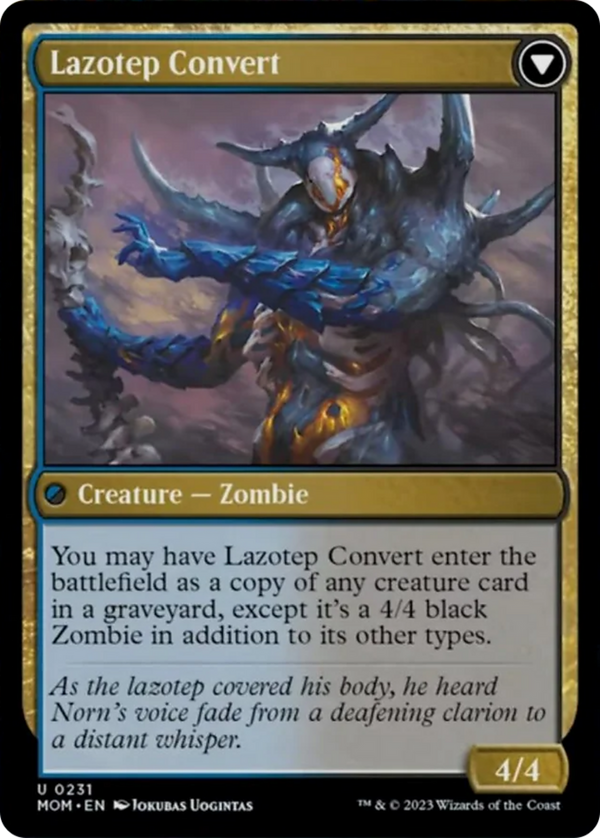Invasion of Amonkhet // Lazotep Convert (MOM-231) - March of the Machine
