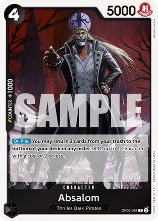 Absalom (OP06-081) - Wings of the Captain Foil Main image