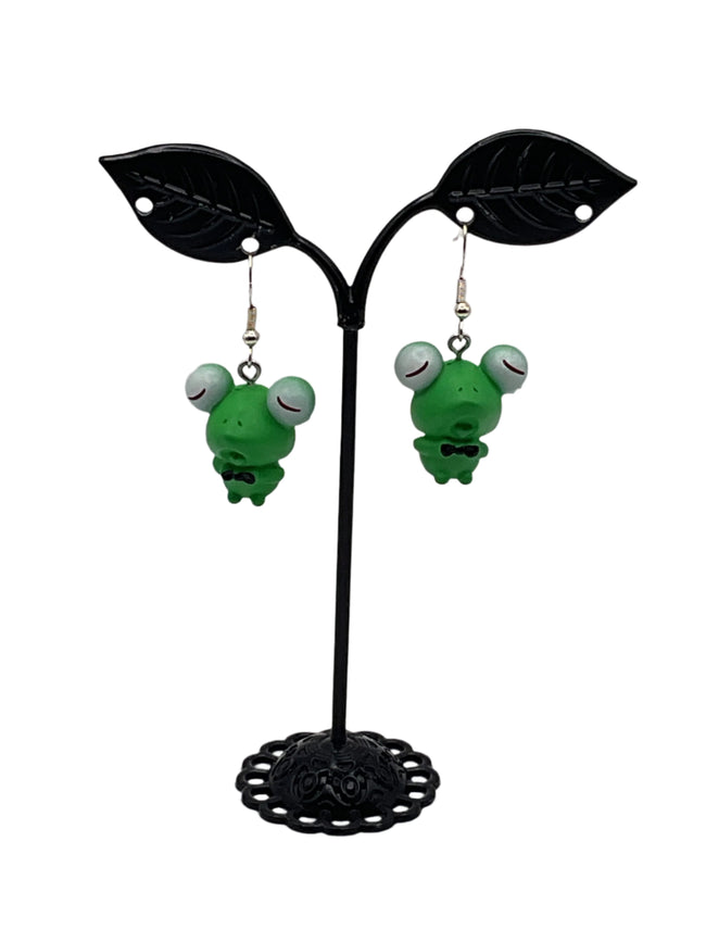 Frog earrings Hover Image
