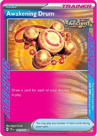Awakening Drum 141/162 - SV05 Temporal Forces Holofoil Main image