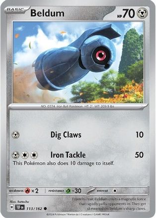 Beldum 113/162 - SV05 Temporal Forces Reverse Holofoil Main image