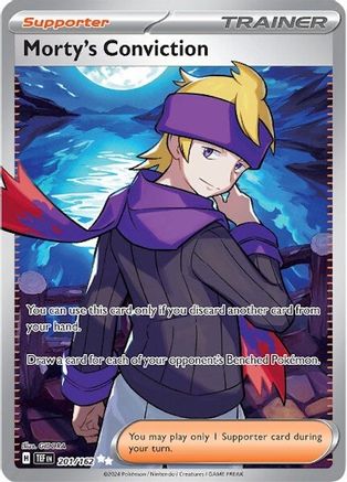 Morty's Conviction 201/162 - SV05 Temporal Forces Holofoil