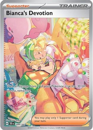 Bianca's Devotion 209/162 - SV05 Temporal Forces Holofoil