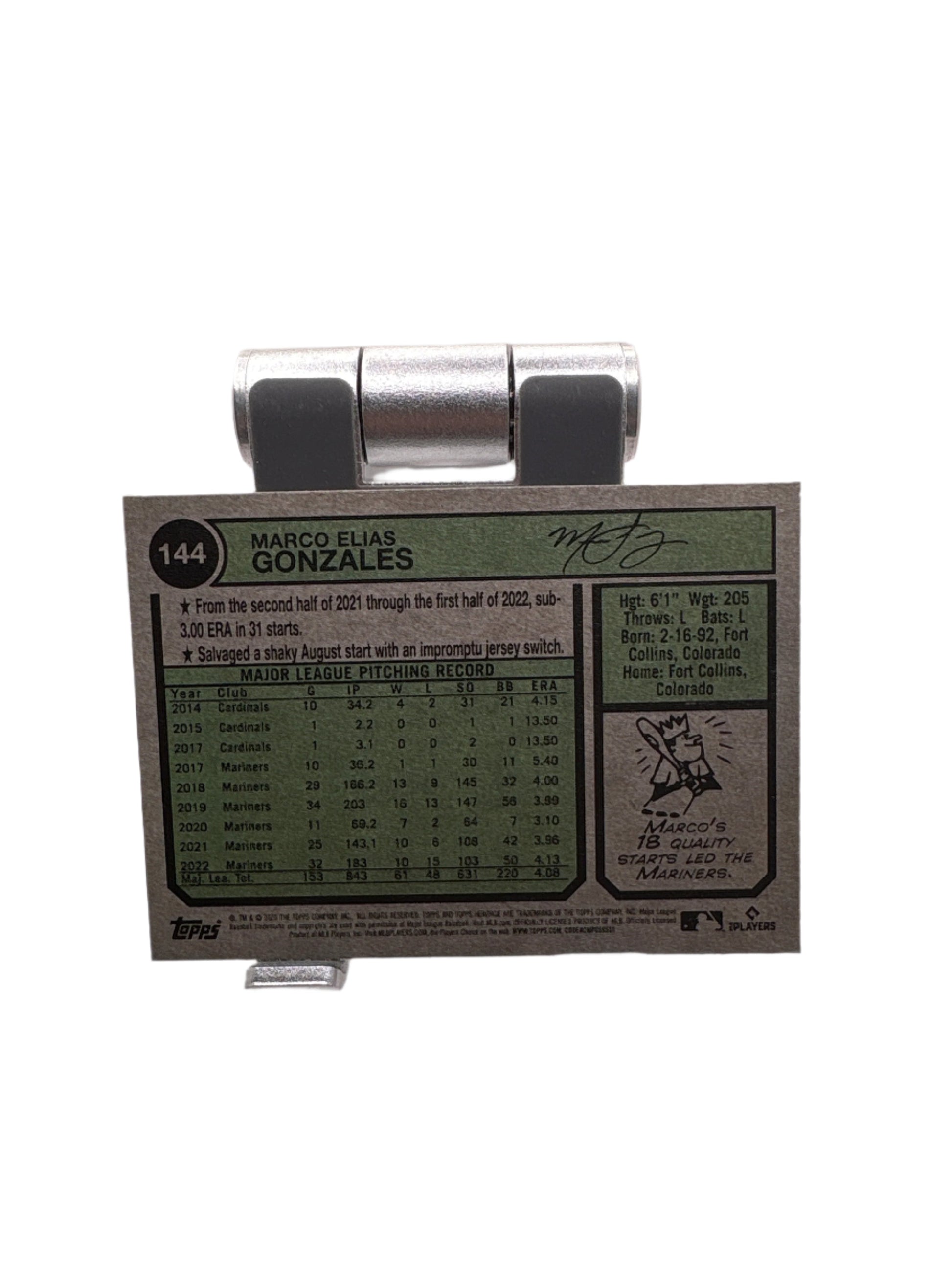 Topps Heritage Marco Gonzales