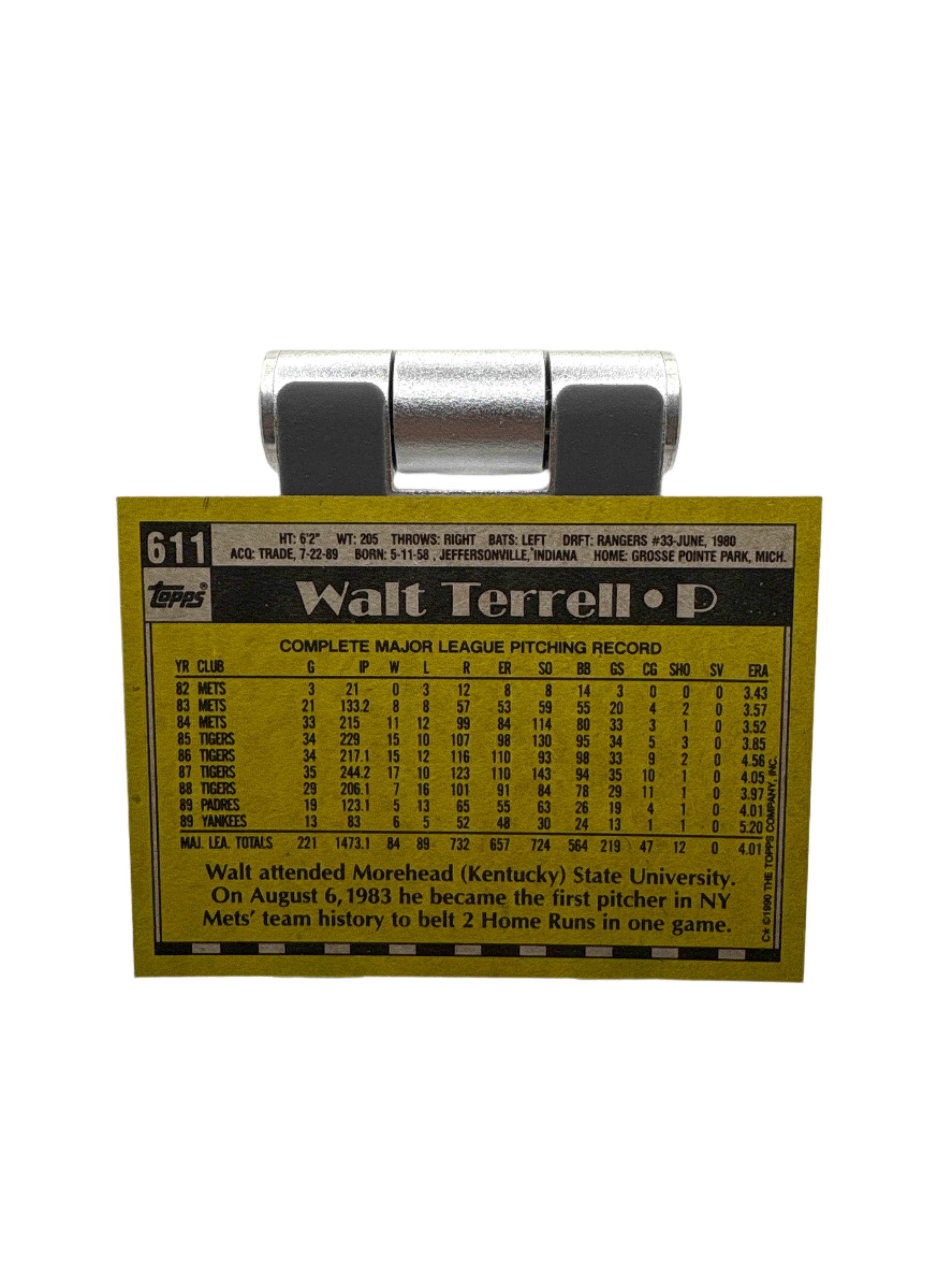Topps Walt Terrell