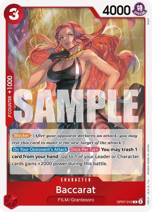 Baccarat (OP07-010) - 500 Years in the Future Foil Main image