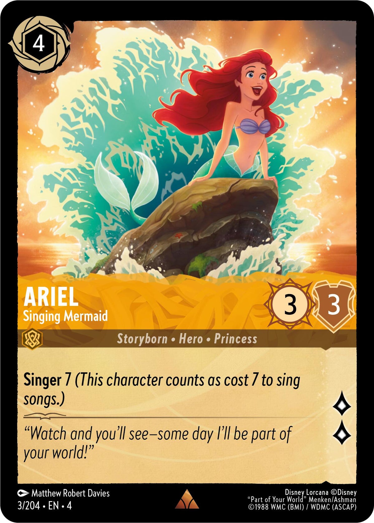 Ariel - Singing Mermaid (3/204) - Ursulas Return Main image