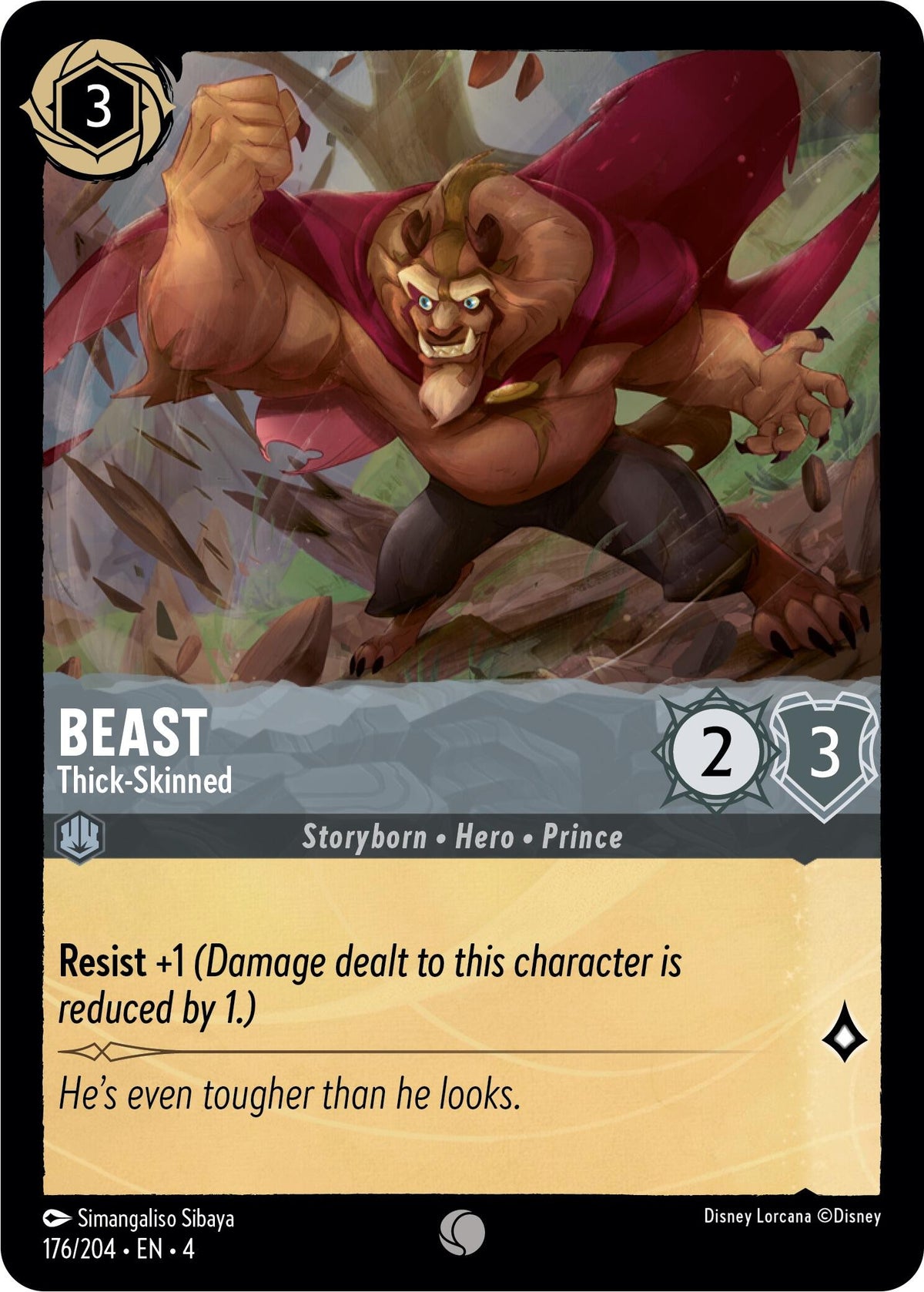 Beast - Thick-Skinned (176/204) - Ursulas Return Cold Foil Main image