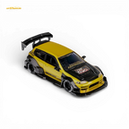 (Pre-Order) DCM Kevmannz Civic EG Ver.1 - Gold Carbon Fiber Short Tail 1:64