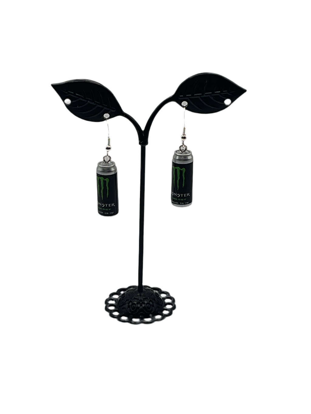 Monster Energy drink earrings