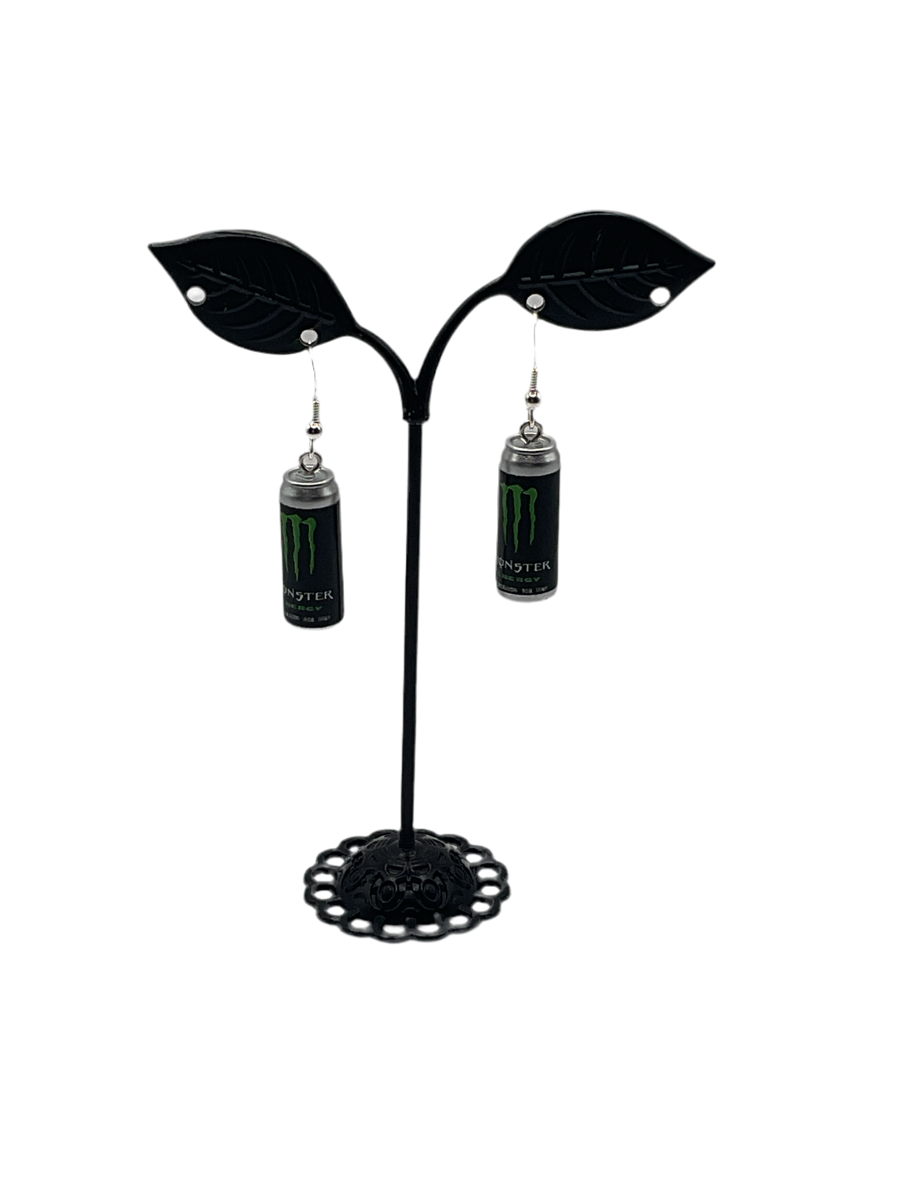 Monster Energy drink earrings