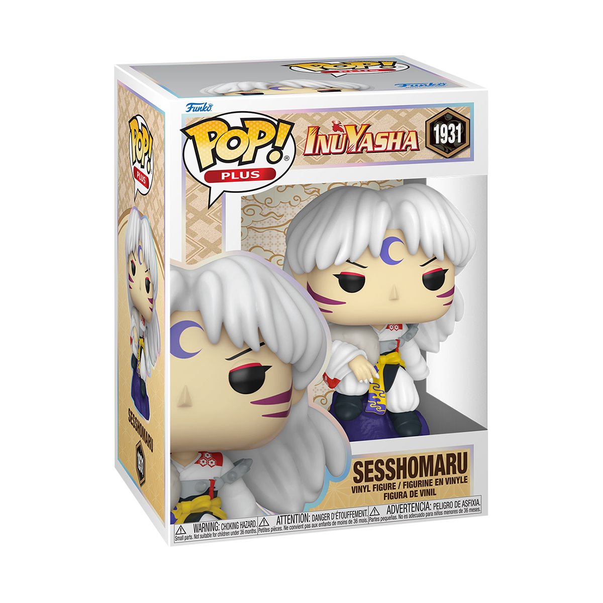 InuYasha Sesshomaru (Sitting) Funko Pop! Vinyl Figure Plus #1931 - Collectors World Toys