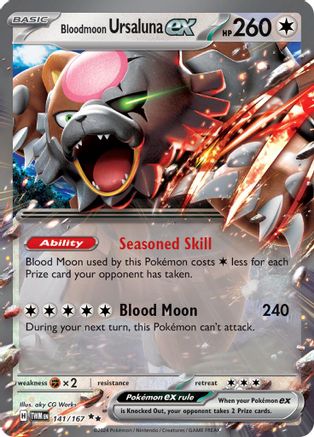 Bloodmoon Ursaluna ex 141/167 - SV06 Twilight Masquerade Holofoil Main image
